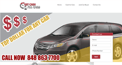 Desktop Screenshot of getcash4allcars.com